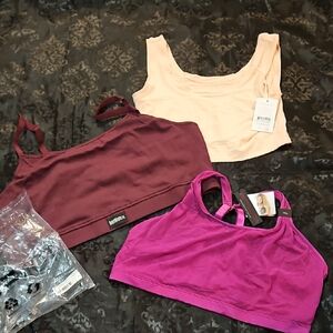 Curvy Couture Bras in Fuchsia and Peach